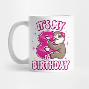 It's My 8th Birthday girl Mug